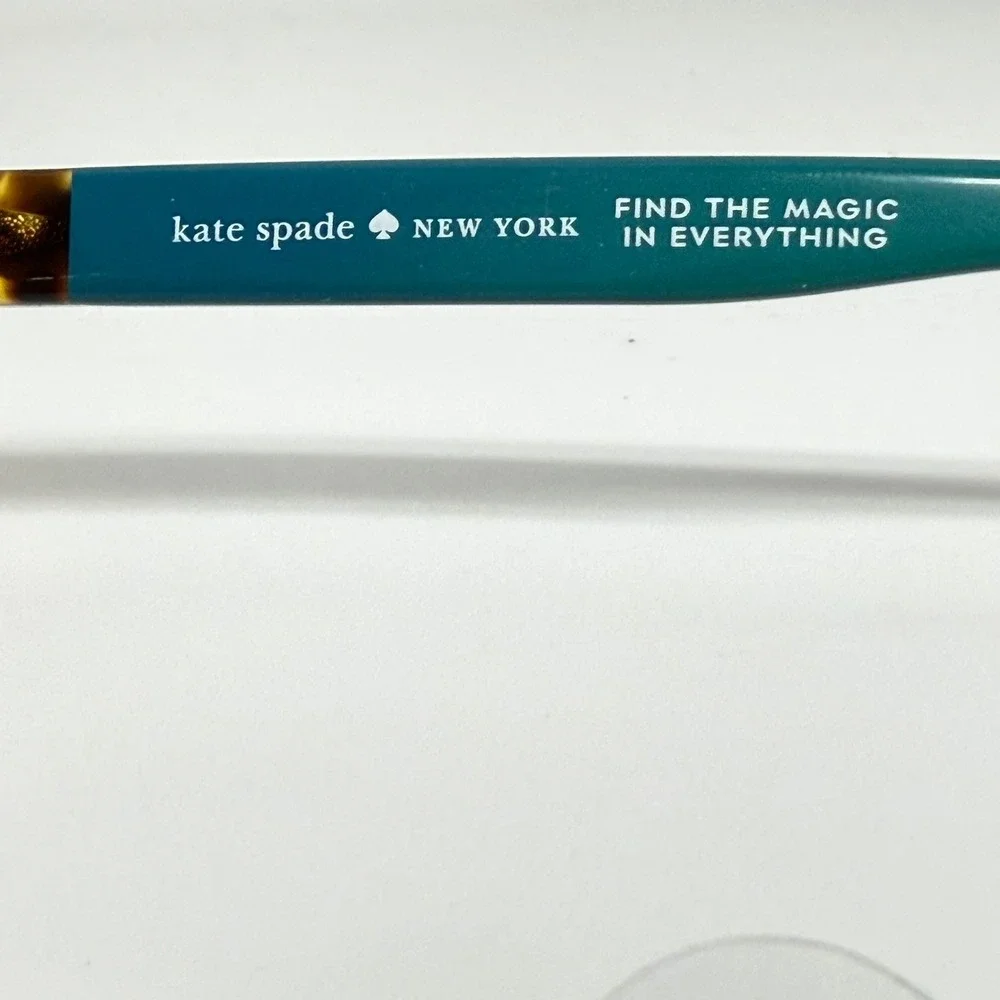 Kate Spade Camberly FZL Tortoise Teal Rectangular Eyeglasses Frames 140mm